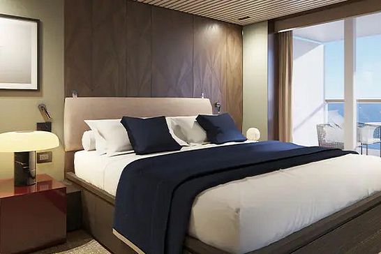 Norwegian Prima - Norwegian Cruise Line - The Haven Owner's Suite mit Hauptschlafzimmer und großem Balkon (H5)