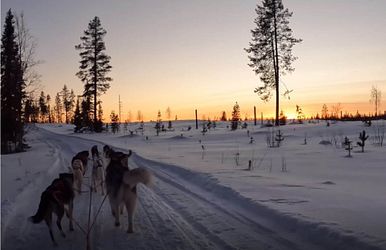 flugreise nach schwedisch lappland
