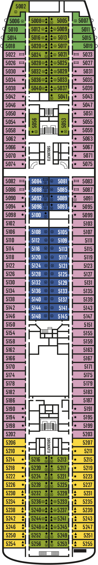 Celestyal Journey - Celestyal Cruises - Deck 5 (Deck 5)