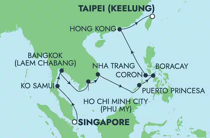 Impression zu Festtagsreisen 2025/26 - Norwegian Sun - Fernöstliche Inselentdeckungen