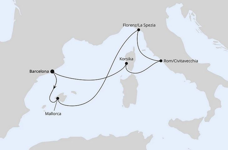 Impression zu AIDA Pink Valentine - AIDAcosma - Mediterrane Schätze mit Korsika