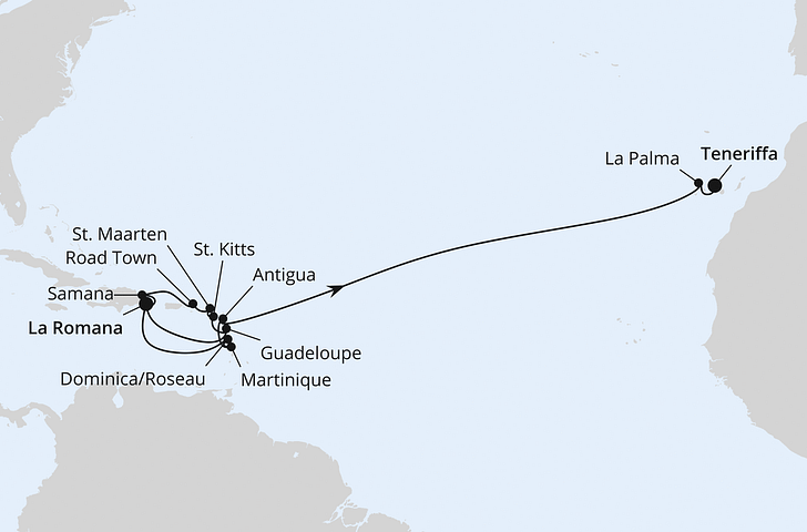 Impression zu AIDA Pink Valentine - AIDAblu - Von der Karibik nach Teneriffa