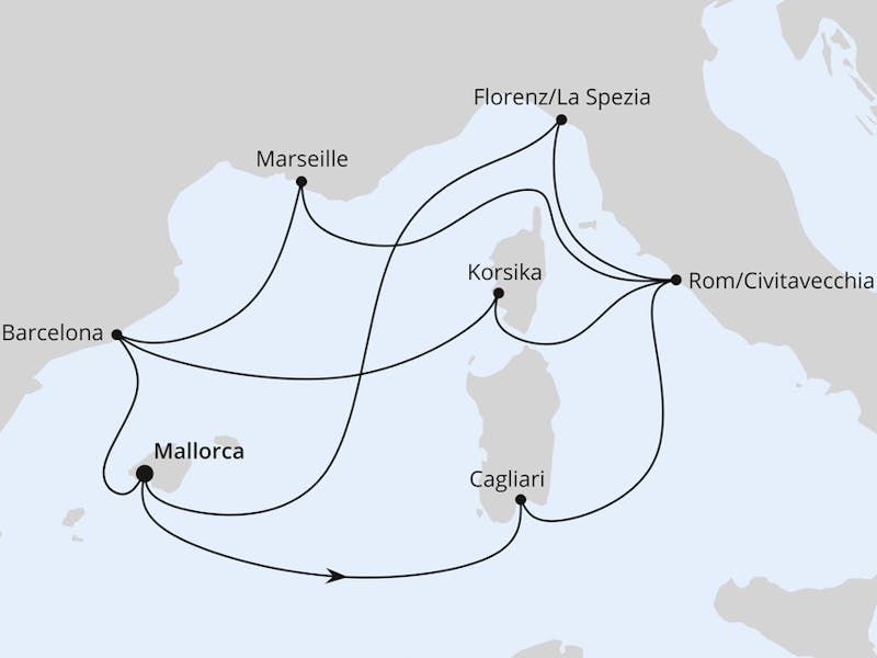 Große Mittelmeer-Reise ab Mallorca 1