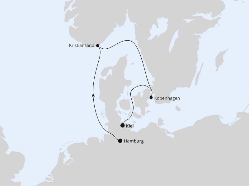 Kurzreise nach Kristiansand & Kopenhagen