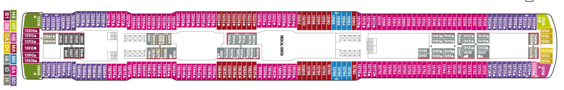 Norwegian Joy - Norwegian Cruise Line - DECK 13