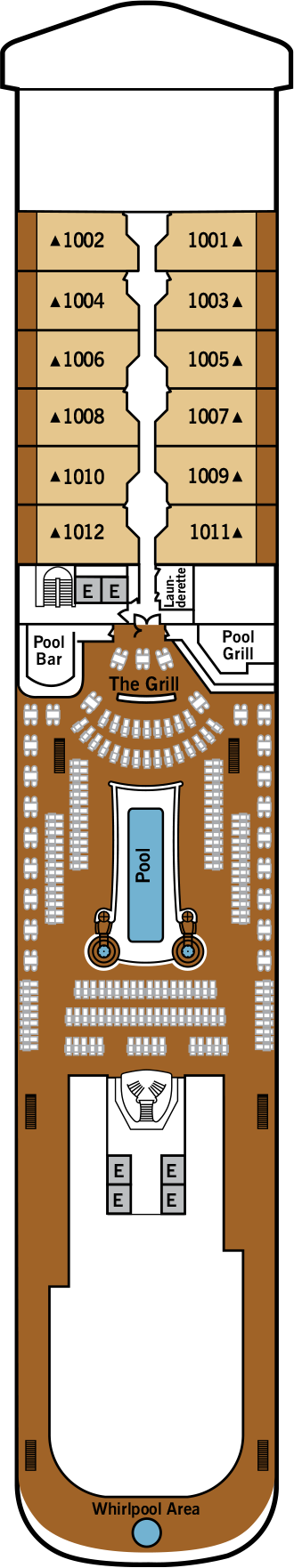 Silver Dawn - Silversea - Deck 10 (Deck 10)