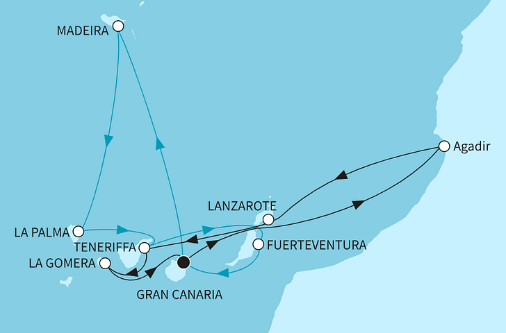 Impression zu Mein Schiff Balkon Special - Mein Schiff 7 - Kanaren, Madeira und marokkanisches Flair