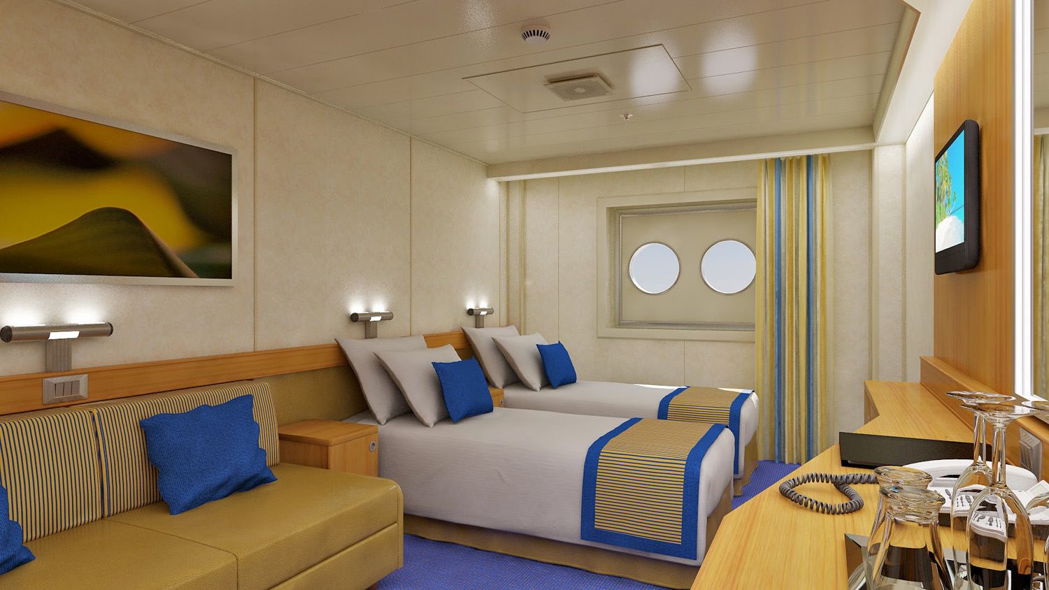 Carnival Sunshine - Carnival Cruise Line - Aussen Bullauge