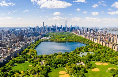 Blick auf den Central Park  in New York 