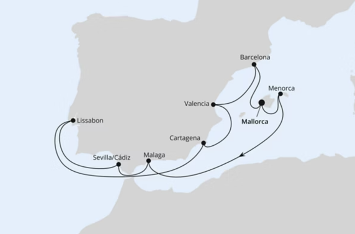Impression zu Sommer 2026 Besttarif - AIDAstella - Spanien & Portugal