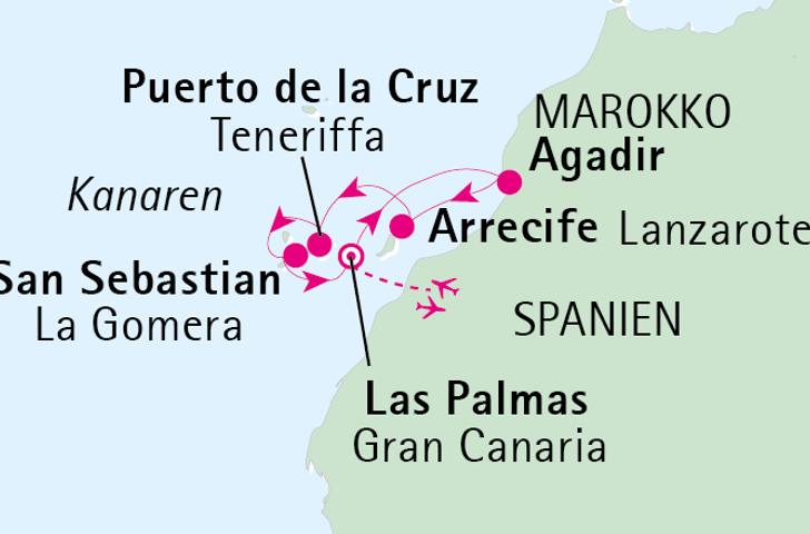 Impression zu Mein Schiff Wochenendangebot - Mein Schiff 7 - Kanaren mit Madeira oder Marokko