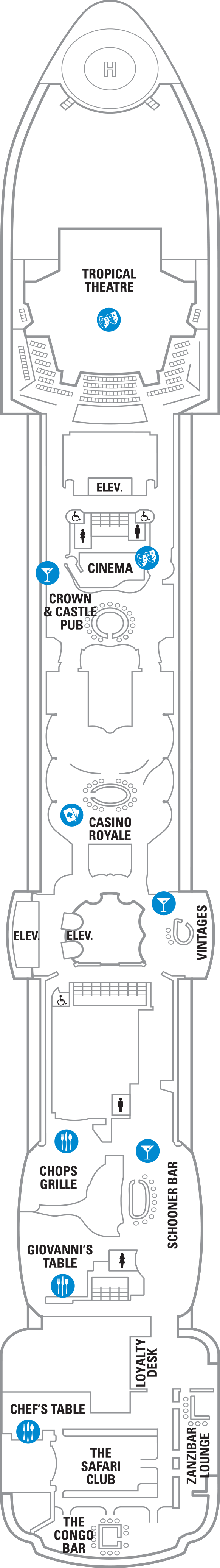 Serenade of the Seas - Royal Caribbean International - Deck 6