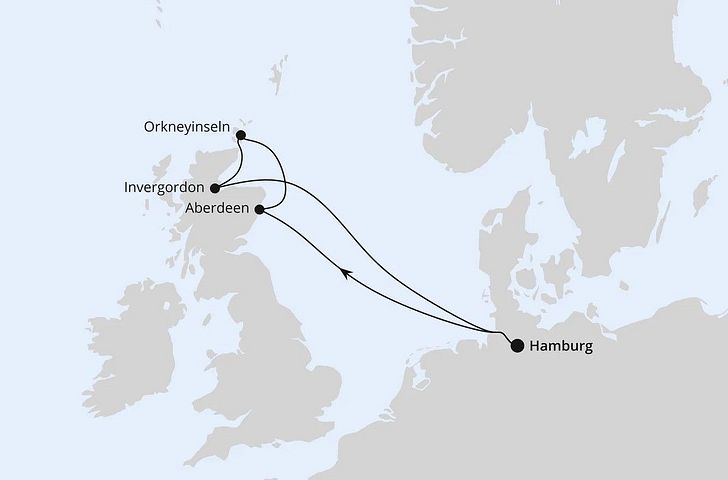 Impression zu Sommer 2027 - AIDAluna oder AIDAsol - Schottische Highlights