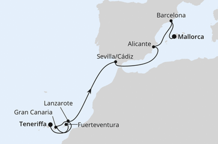 Impression zu AIDA Last Minute - AIDAcosma - Von den Kanaren ins Mittelmeer