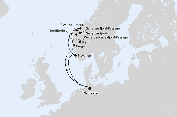 Impression zu Sommer 2027 - AIDAprima - Norwegens Fjord-Weltnaturerbe