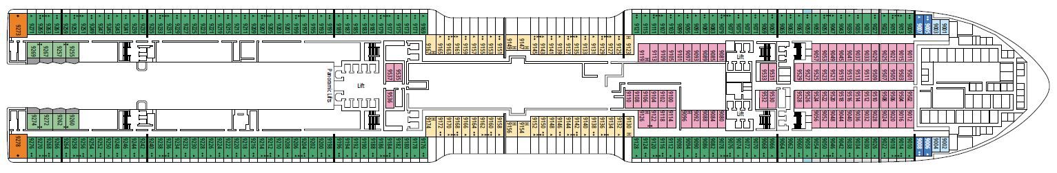 MSC World Europa - MSC Cruises - DECK 9