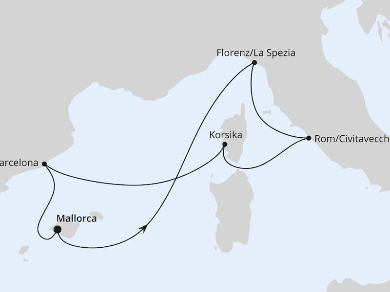 Mediterrane Schätze mit Korsika ab Mallorca