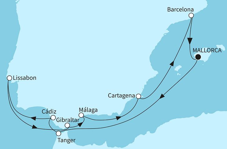 Impression zu Angebot der Woche - Mein Schiff 1 - Sonniges Iberien und Marokko