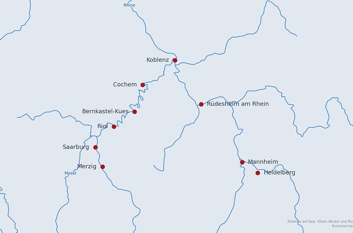 Impression zu nicko cruises Winter 2026/27 - MS Katharina von Bora - Zeitreise auf Saar, Rhein, Neckar und Mosel