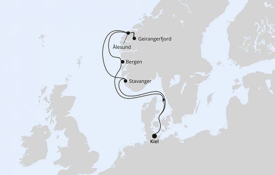  Norwegen ab Kiel