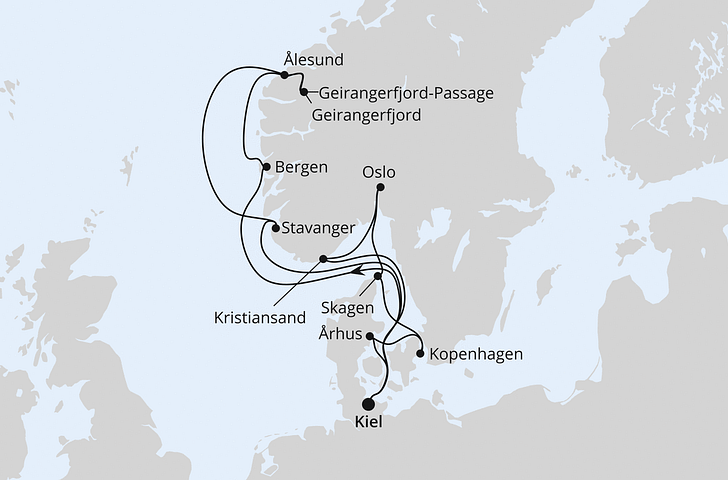 Impressionn zu AIDA Suiten - AIDAnova - Große Skandinavien Reise