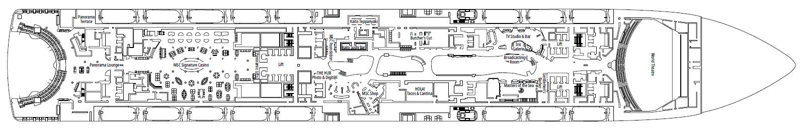MSC World Europa - MSC Cruises - DECK 7