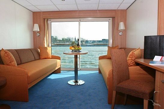 MS Aurelia - Phoenix Flusskreuzfahrten - Zweibett zur Alleinb. mit frz. Balkon Oriondeck (J)