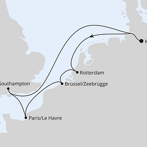 AIDAnova Schiff auf Fahrt