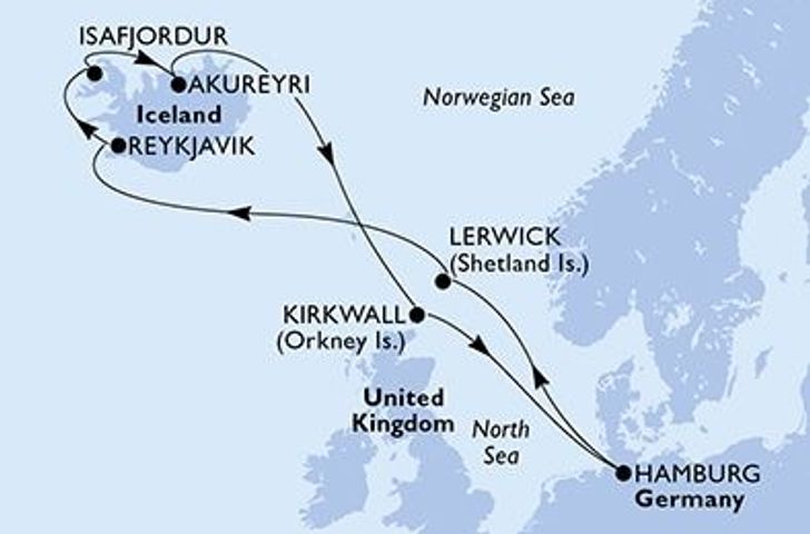 Impression zu Sommer 2027 - MSC Preziosa - Schottland und Island