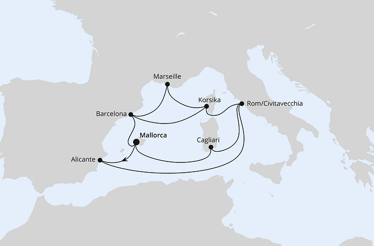 Impression zu Sommer 2026 Besttarif - AIDAcosma - Große Mittelmeer-Reise