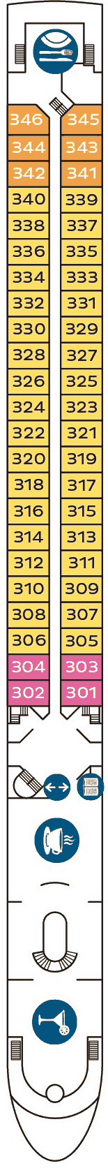 nickoVISION - Nicko Cruises - Deck 3 (Oberdeck)