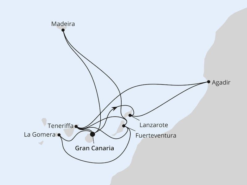 Große Kanaren-Reise mit Madeira & Marokko