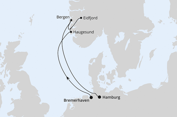 Impressionn zu AIDA Angebot der Woche - AIDAsol - Norwegen