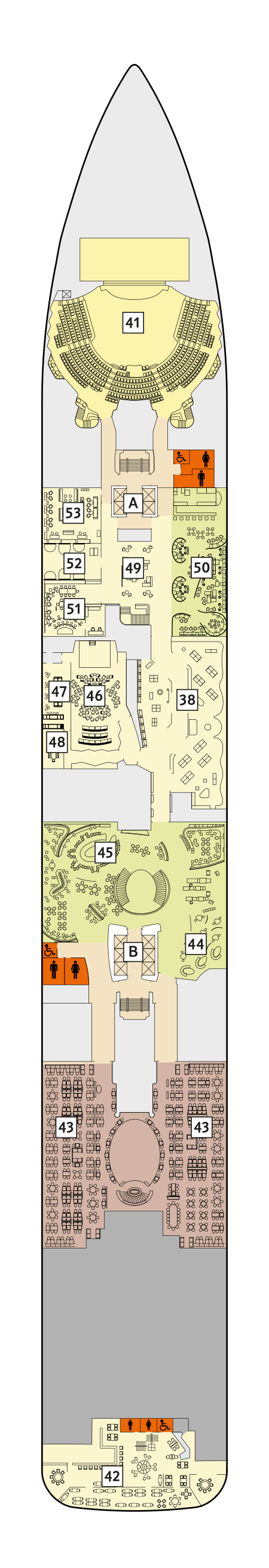 Mein Schiff 5 - TUI Cruises - Deck 4 (Seestern)