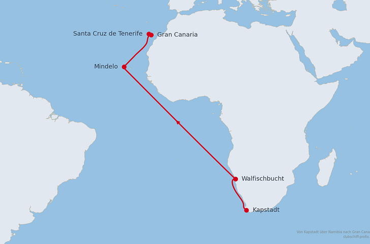 Impression zu AIDA Sommer 2028 - AIDAperla - Von Südafrika auf die Kanaren
