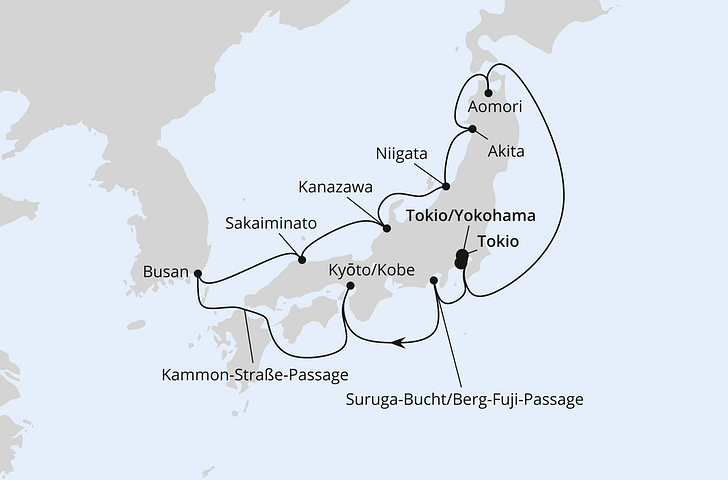 Impression zu AIDA Winter 2026/27 - AIDAstella - Große Japan-Rundreise zur Frühlingsblüte