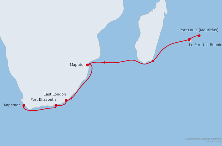 Impression zu AIDA Winter 2027/2028 - AIDAblu - Südafrika mit La Réunion & Mauritius