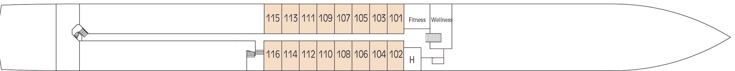 MS VIVA MOMENTS - VIVA Cruises - SMARAGDDECK