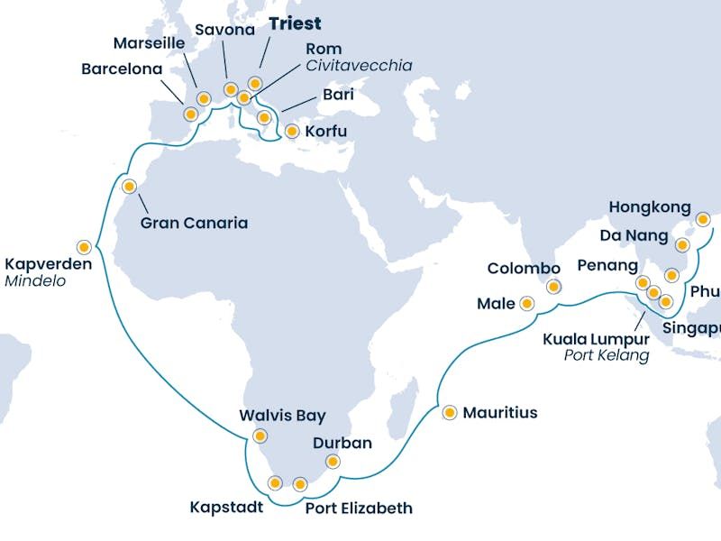 Von Fernost zum Mittelmeer: Eine Reise Voller Entdeckungen