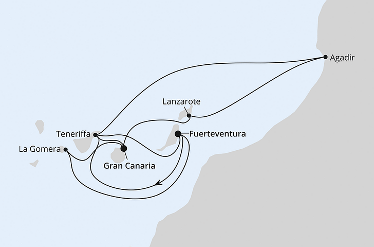 Impression zu AIDA Frühlingsspecial - AIDAluna - Kanarische Inselwelt & Marokko