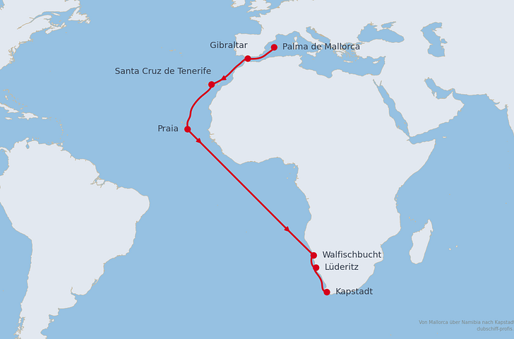 Impression zu AIDA Winter 2027/2028 - AIDAblu - Von Mallorca über Namibia nach Kapstadt