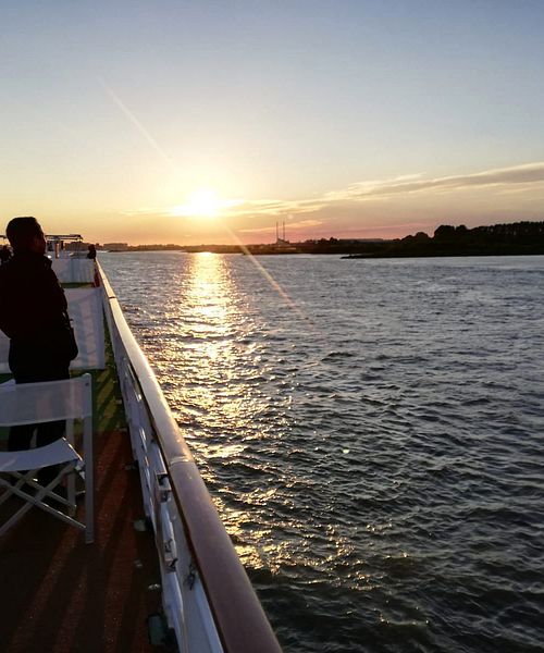 A-ROSA Aqua Sonnenuntergang