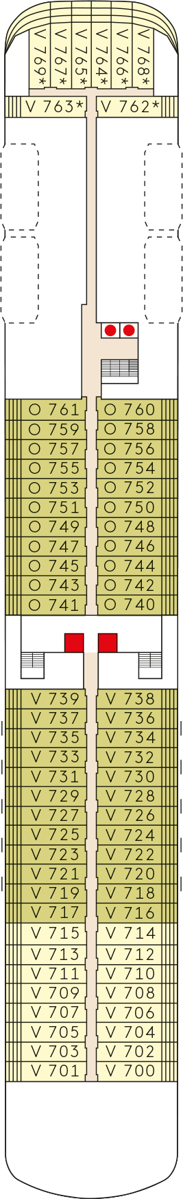 MS Europa 2 - Hapag-Lloyd Cruises - Deck 7 (Deck 7)