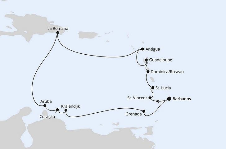 Impression zu AIDA Weihnachten & Silvester 2027/28 - Karibische Inseln