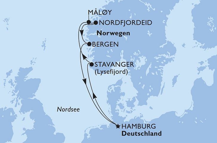 Impression zu MSC Cruises Catch of the Week - MSC Preziosa - Fjordzauber und Nordlichter