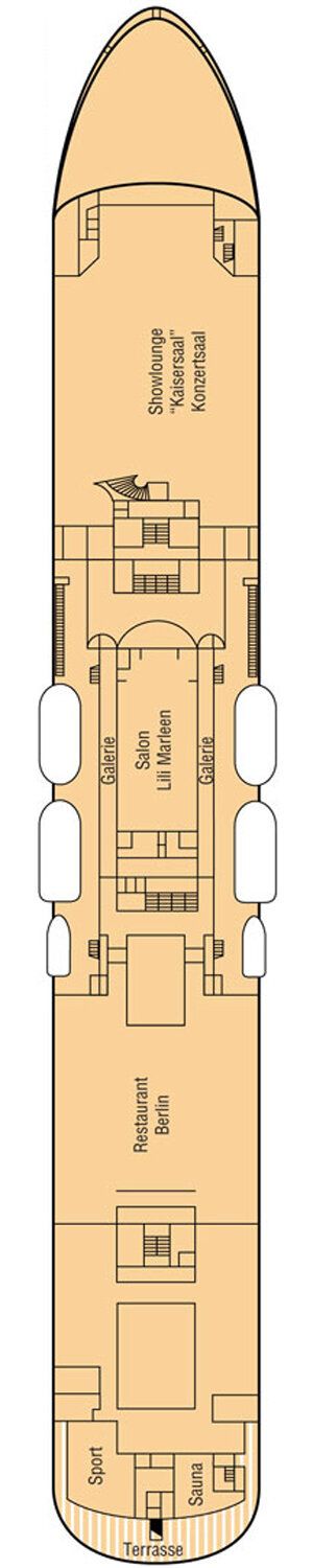 MS Deutschland - Phoenix Seereisen - Deck 6 (Deutschland)