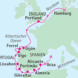 Skyline mit Sao Jorge Lissabon