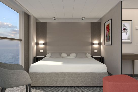 Balkonkabine MS Hamburg renovierung 2026