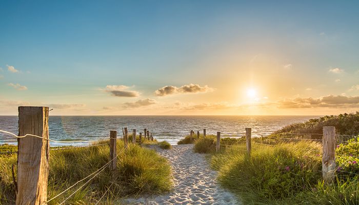 Weg zum Meer Nordsee Strand