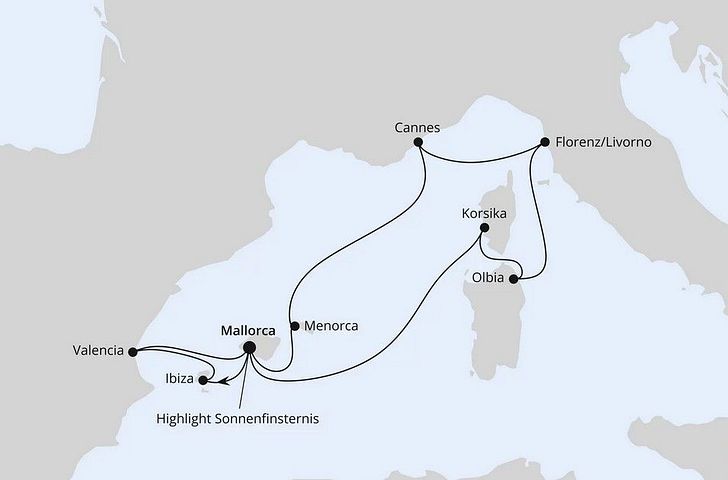 Impression zu AIDA Frühbucher Special - AIDAstella - Mittelmeerinseln mit Sonnenfinsternis